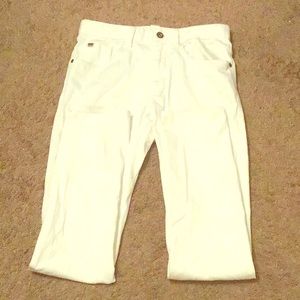 Men’s ZARA MAN all white pants.
